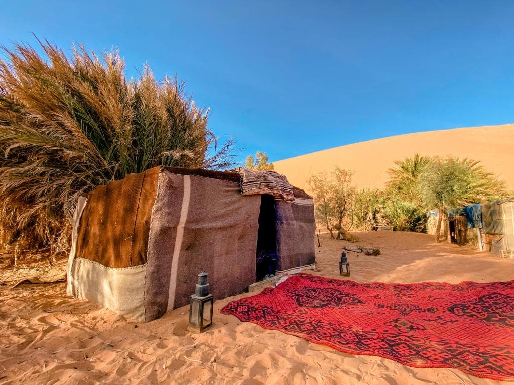 Desert glamping